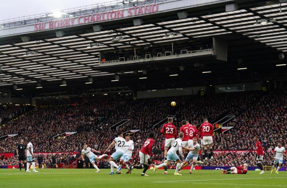 Daily Echo: James Ward-Prowse takes a free-kick for West Ham at Old Trafford Daily Echo: James Ward-Prowse takes a free-kick for West Ham at Old Trafford