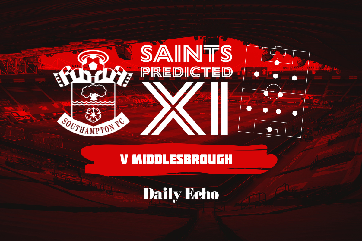Southampton FC predicted team lineup vs Middlesbrough