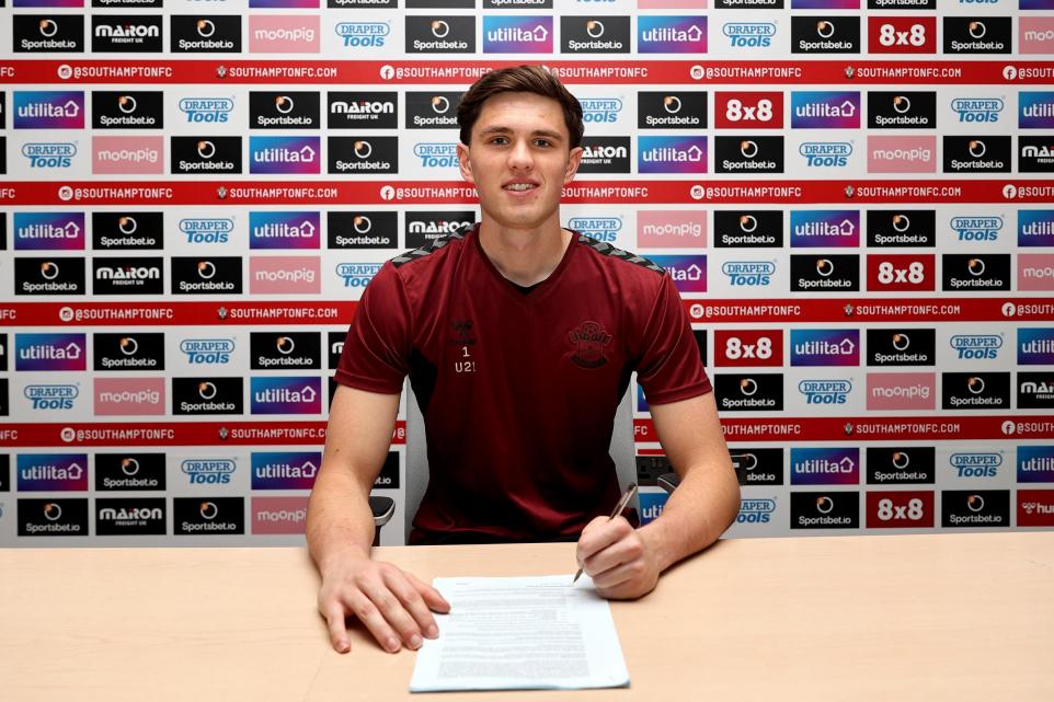 Young Southampton goalkeeper Ollie Wright says "this is home for me" as he signs a new deal at the club until 2026