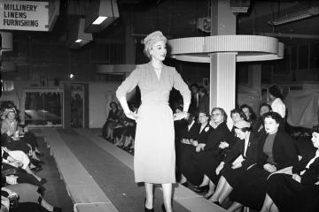 Autumn fashion show at Plummer Roddis in October 1956