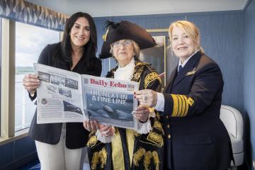Passengers on Queen Anne cruise ship handed copies of the Echo