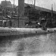 A German U-boat.