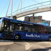 Bluestar bus in Southampton