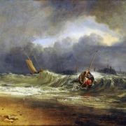Turner Fishermen on a Lee-Shore in Squally Weather