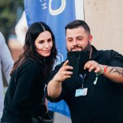 Courteney Cox at the Isle of Wight Festival. Picture: David Rutherford / The Isle of Wight Festival 2021