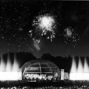 Fireworks light up the sky at the finale of the Summer of Music festival. The open air concert was held at Southampton Sports Centre. July 18, 1994.