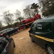 Police seize two uninsured cars. Picture: Hampshire police.
