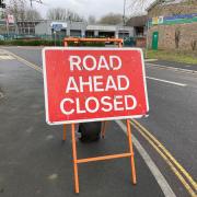 Road closed Winchester