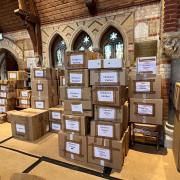 Aid collected from St Michael and All Angels Church, Lyndhurst, is being sent to Poland by Oceanside Logistics.