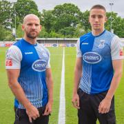 New signings Mike Carter and Luke Hallett (Pic: Craig Hobbs Photography)