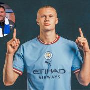 Erling Haaland has just joined Manchester City - for just over 17 times the amount the club paid for Lee Bradbury back in 1997 (Main pic: Lynne Cameron / Manchester City, Inset pic: Eastleigh FC / Tom Mulholland)