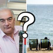 Why is it so hot? Southampton expert Simon Boxall (left) answers our questions. Right photo: PA