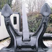 The QE2's anchor