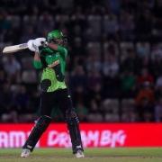 Southern Brave's James Vince hits the winning runs during The Hundred match at the Ageas Bowl, Southampton. Picture: PA Images