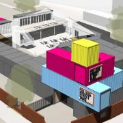 A Southampton car park is set to host shipping containers housing shops, offices, and places to eat. Picture: College Street Yard Ltd
