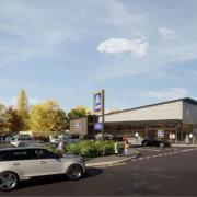 A CGI of the proposed new Aldi store at Salisbury Road, Totton. Picture: Aldi
