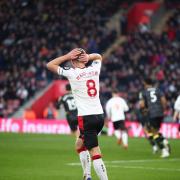James Ward-Prowse saw his goal disallowed after a VAR check