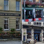 The Admiral Sir Lucius Curtis, The Giddy Bridge and The Standing Order are three of the five Wetherspoons pubs in Southampton