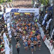 The full list of road closures for the ABP Southampton Marathon 2024. Pictured: The marathon in 2022