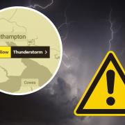 The weather warning is in place in Southampton for six hours