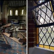 Vandals have smashed windows and destroyed furniture at the St Mary's Extra Cemetery chapel  in Southampton
