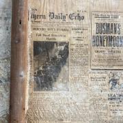Echo newspaper dating back 85 years found at historic city landmark