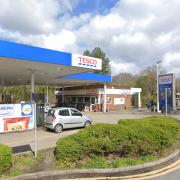 Pumps at Tesco petrol station in Hythe have been closed after diesel was contaminated with rainwater