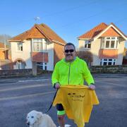 Ian Williamson is running 1,111 miles to support dogs who unlike his own dog Wilson have found themselves without a loving home