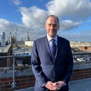 Lord Callanan paid a visit to Fawley Refinery on Monday