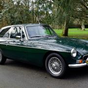 The 1972 MGB GT top prize