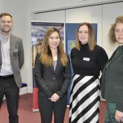James Flood, director of HWB Chartered Accountants; Janet Mui, Kirsty Simpson, chartered financial planner at RBC Brewin Dolphin, and Michaela Johns