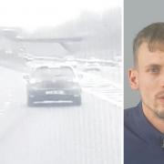 Wayne Grant drove off at speed after police tried to stop him on the M3