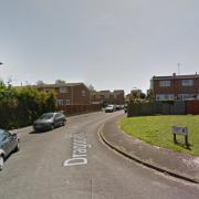 The pursuit ended on Dragoon Close, where police said four men escaped