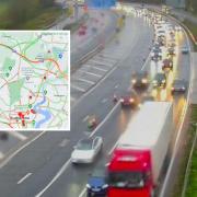 Live traffic updates in and around Southampton as delays hit M27