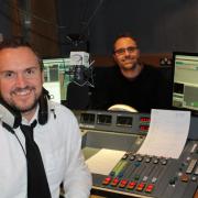 Wave 105 presenters Rick Jackson and Gary Parker. The station has now been merged with Greatest Hits Radio