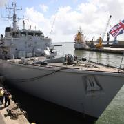 HMS Cattistock pictured in Poole in 2011