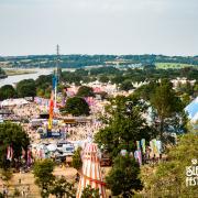 Isle of Wight Festival 2023 from the sky