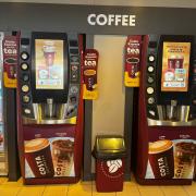 These machines will now serve tea at Shell in Eastleigh and Winchester