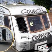 Eyesore caravan finally removed after being abandoned for months