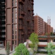 CGI visual of the proposed development for the former gasworks site in Britannia Road, Southampton. Picture:  Hawkstone Properties/ Corstorphine & Wright/ SCC planning portal