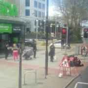 The incident took place outside ASDA on Portland Terrace