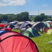 IW Festival 2024 campsite.