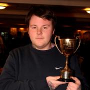 Picture by Kevin Legg: Pool champion James Green.