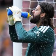 Liverpool goalkeeper Alisson Becker was frustrated after the goalless draw with Fulham (Peter Byrne/PA)