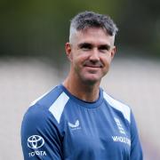 Specialist mentor Kevin Pietersen was at an England net session at Southampton’s Utilita Bowl on Sunday (PA)