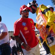 Lewis Hamilton retired from the Spanish Grand Prix on lap six (David Davies/PA)