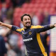 Cesar Peixoto celebrates Wolves’ win over Sheffield United (Annabel Lee-Ellis/PA).