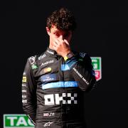 McLaren driver Lando Norris after finishing third at the Spanish Grand Prix (David Davies/PA)