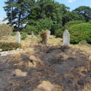 Fire at Southampton's Old Cemetery