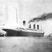 The RMS Titanic leaving Southampton